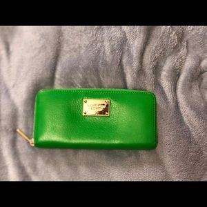 Michael Kors wallet in green